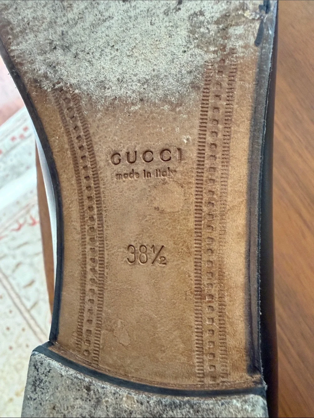 Gucci Black Leather Men’s Horsebit Loafers